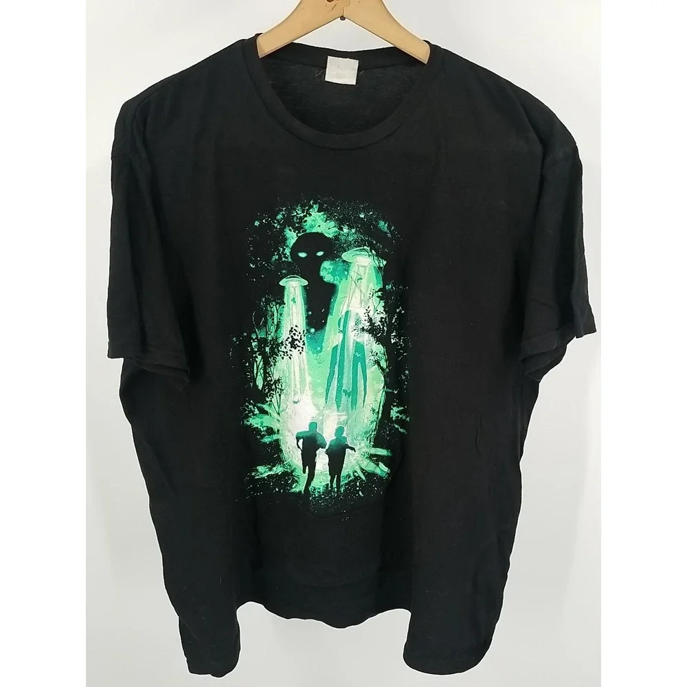 The X Files Aliens TV Show Black Graphic T Shirt Sz Large Lootcrate Short Sleeve